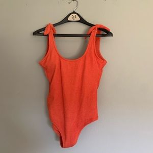 One piece bathing suit